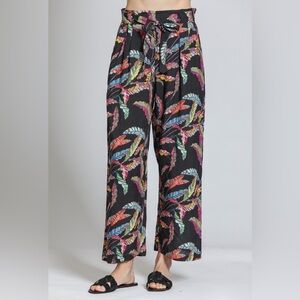 APNY Colorful Burst Cropped Wide Leg Pants - Size XL (NWT)